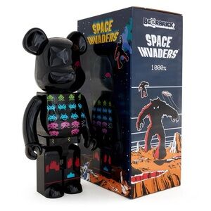 BearBrick 1000%limited Edition Space Invaders by Metcom toys